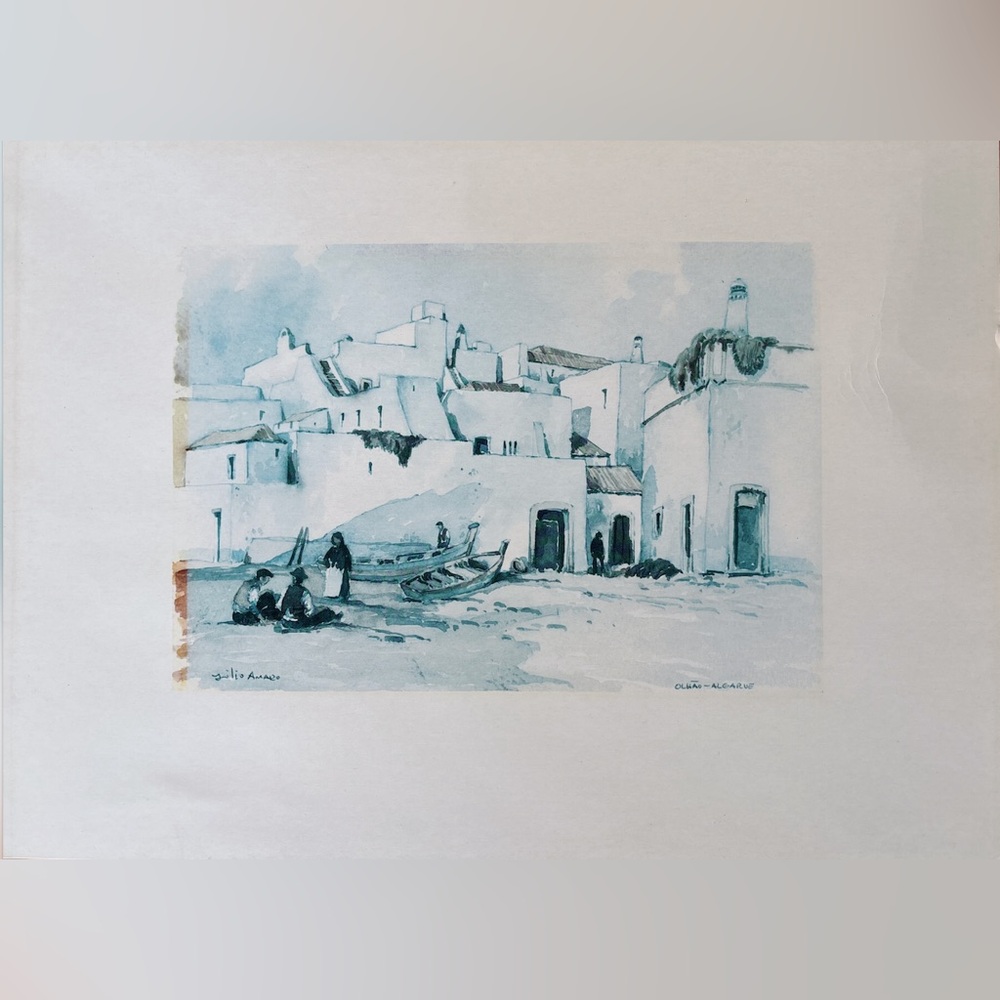 Algarve, Portugal Watercolour Print